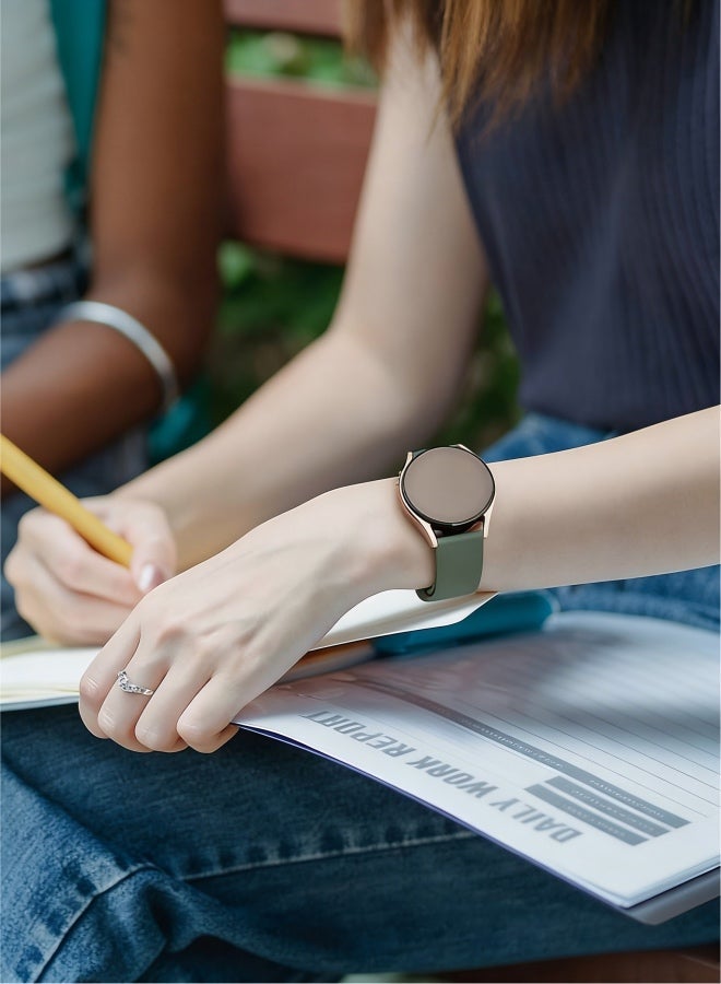 Adjustable Soft Silicone Sport Strap Replacement Band for GT/GT2 46mm,green - Image 5